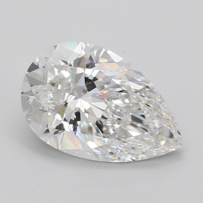 2.06 Carat Pear Shaped, Excellent Cut, D Color, VVS1 Clarity, IGI Certified Lab Grown Diamond