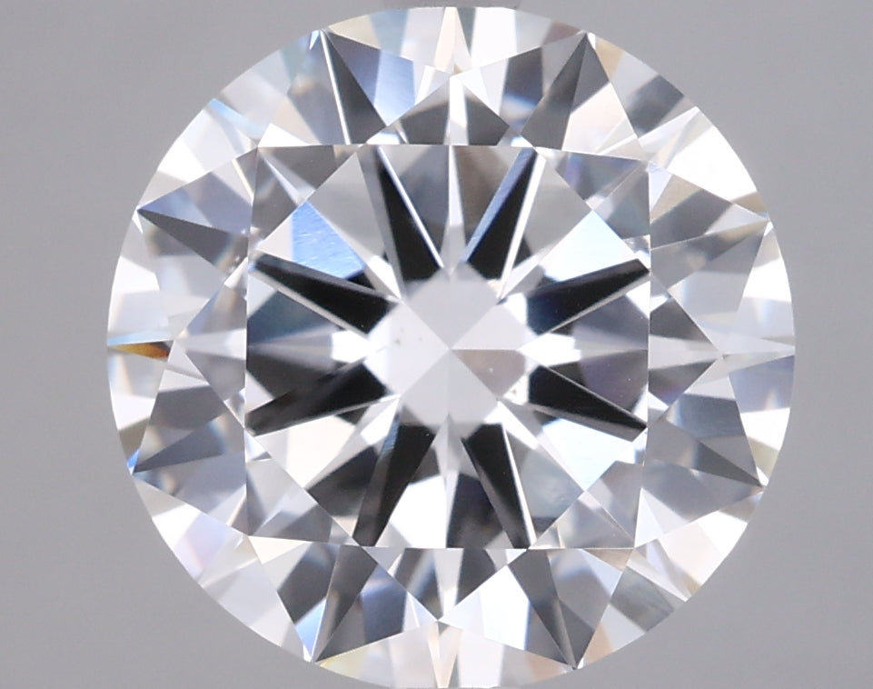 3.42 Carat Round Shaped, Excellent Cut, G Color, VVS1 Clarity, IGI Certified Lab Grown Diamond