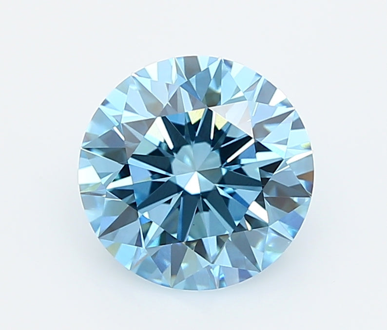 2.03 Carat Round Shaped, Ideal Cut, VVS2 Clarity, IGI Certified Lab Grown Diamond