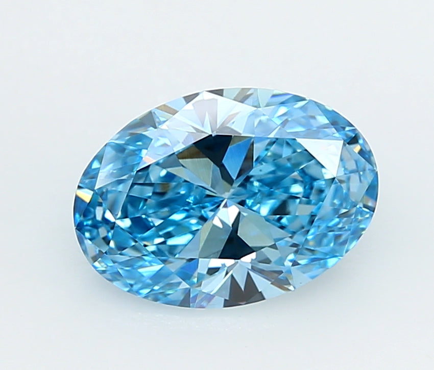 2.07 Carat Oval Shaped, Ideal Cut, VVS2 Clarity, IGI Certified Lab Grown Diamond