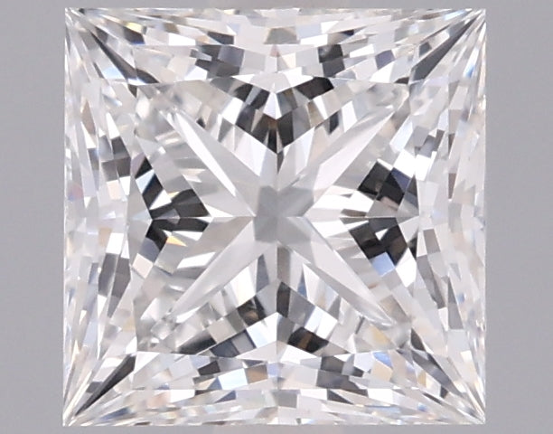1.72 Carat Princess Shaped, Ideal Cut, E Color, VVS1 Clarity, IGI Certified Lab Grown Diamond