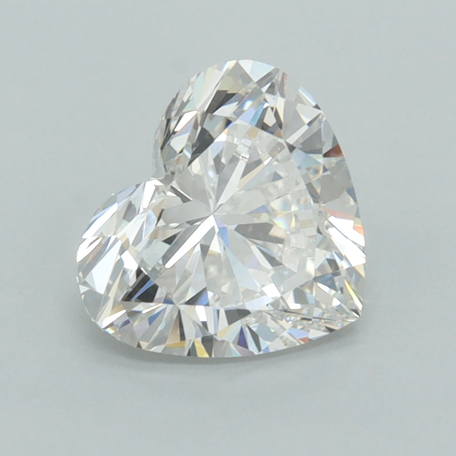 2.00 Carat Heart Shaped, Ideal Cut, F Color, VVS1 Clarity, IGI Certified Lab Grown Diamond