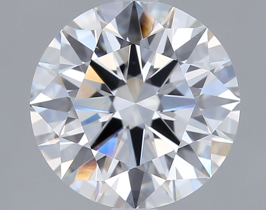 2.51 Carat Round Shaped, Ideal Cut, D Color, VVS2 Clarity, IGI Certified Lab Grown Diamond
