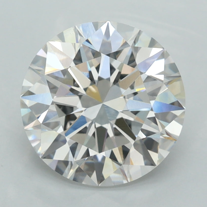 3.00 Carat Round Shaped, Ideal Cut, E Color, IF Clarity, IGI Certified Lab Grown Diamond