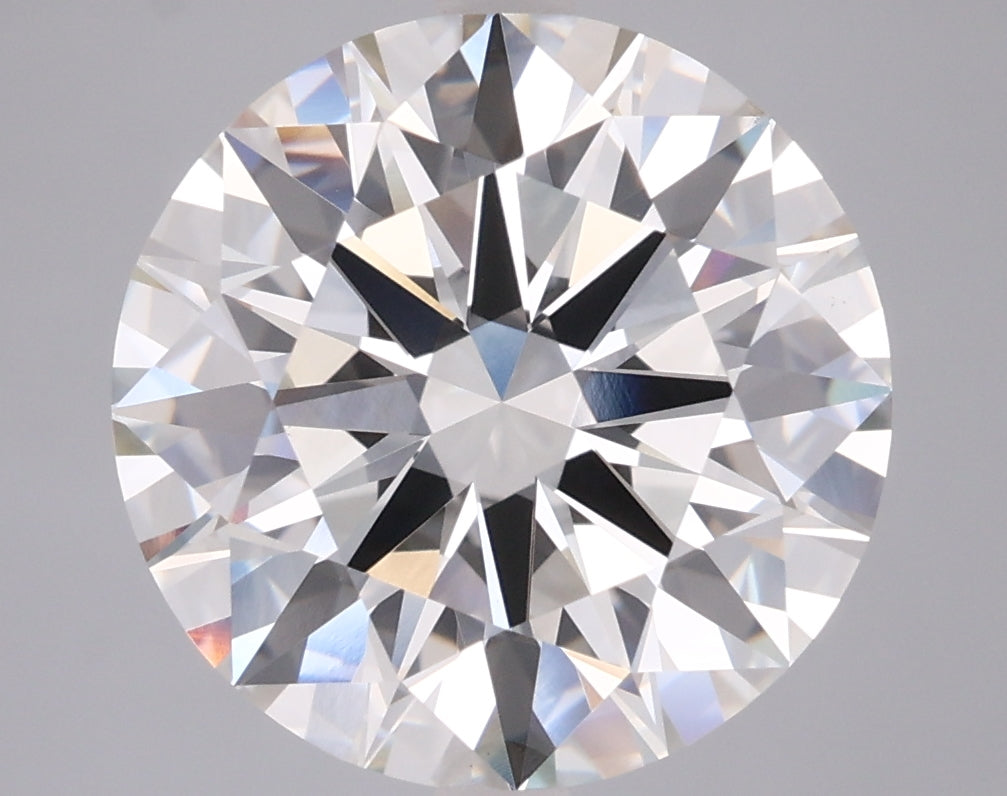 6.07 Carat Round Shaped, Ideal Cut, G Color, VVS2 Clarity, IGI Certified Lab Grown Diamond