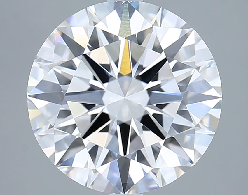 5.02 Carat Round Shaped, Ideal Cut, F Color, VVS2 Clarity, IGI Certified Lab Grown Diamond