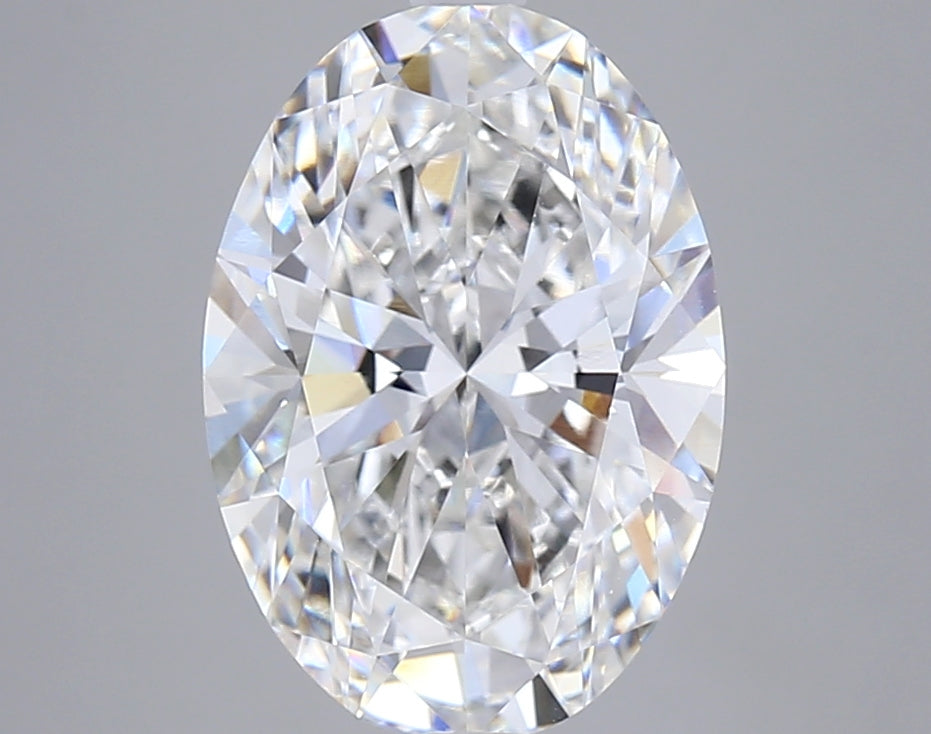 5.04 Carat Oval Shaped, Ideal Cut, E Color, VVS1 Clarity, IGI Certified Lab Grown Diamond