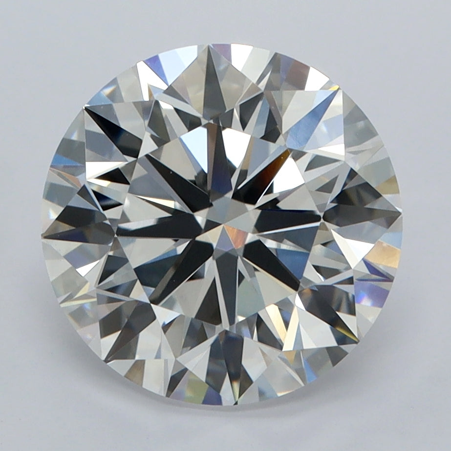 4.01 Carat Round Shaped, Excellent Cut, D Color, VVS1 Clarity, IGI Certified Lab Grown Diamond
