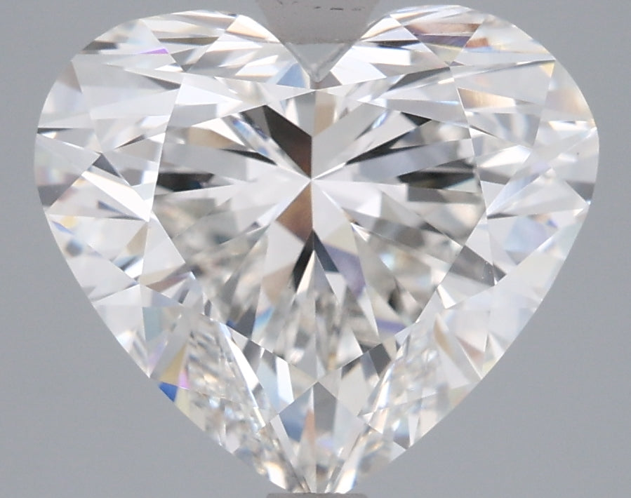 3.56 Carat Heart Shaped, Ideal Cut, F Color, VVS2 Clarity, IGI Certified Lab Grown Diamond