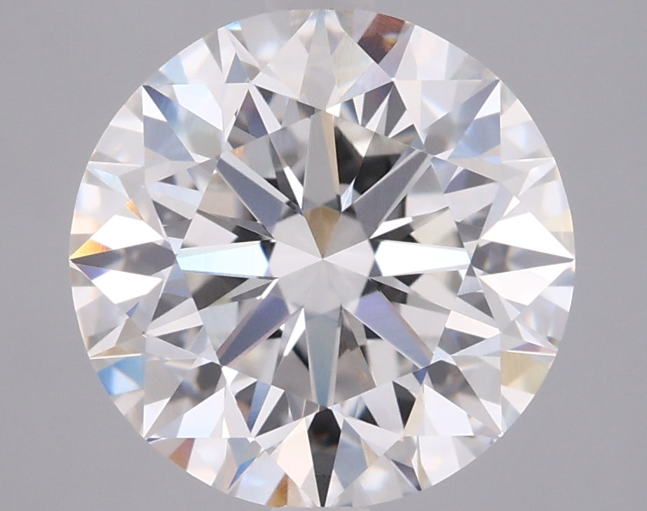 3.51 Carat Round Shaped, Excellent Cut, F Color, VVS2 Clarity, IGI Certified Lab Grown Diamond
