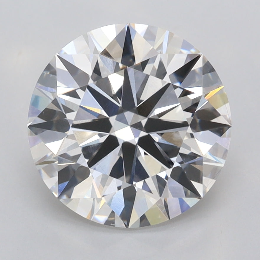 3.02 Carat Round Shaped, Ideal Cut, F Color, VVS2 Clarity, IGI Certified Lab Grown Diamond
