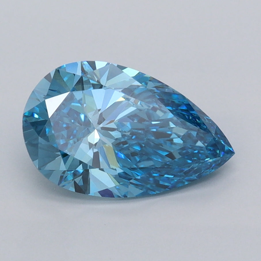 1.51 Carat Pear Shaped, Ideal Cut, VVS2 Clarity, IGI Certified Lab Grown Diamond