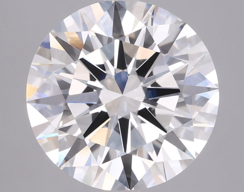 4.00 Carat Round Shaped, Very Good Cut, F Color, VS1 Clarity, IGI Certified Lab Grown Diamond