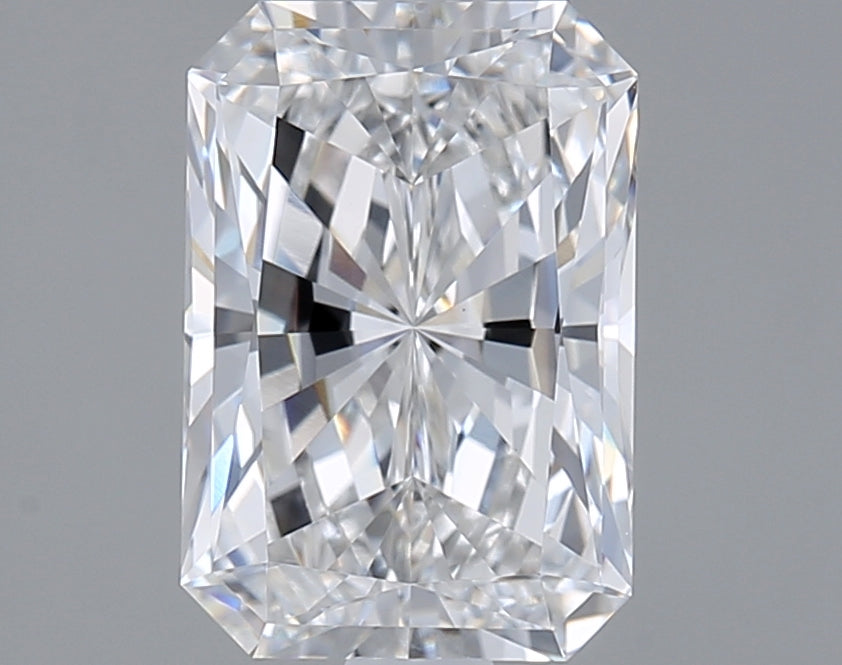 2.04 Carat Radiant Shaped, Ideal Cut, E Color, VVS1 Clarity, IGI Certified Lab Grown Diamond