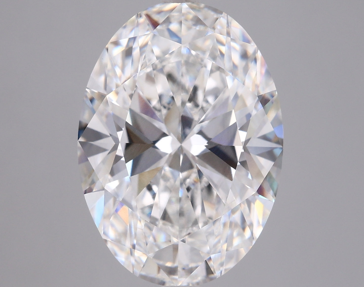 6.06 Carat Oval Shaped, Ideal Cut, D Color, VS1 Clarity, IGI Certified Lab Grown Diamond