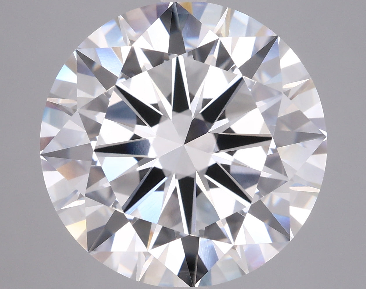7.01 Carat Round Shaped, Excellent Cut, E Color, VVS2 Clarity, IGI Certified Lab Grown Diamond