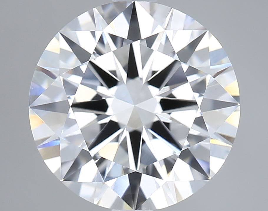 3.01 Carat Round Shaped, Excellent Cut, E Color, VVS2 Clarity, IGI Certified Lab Grown Diamond