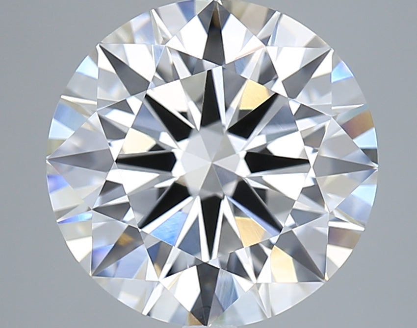 5.02 Carat Round Shaped, Ideal Cut, F Color, VVS1 Clarity, IGI Certified Lab Grown Diamond