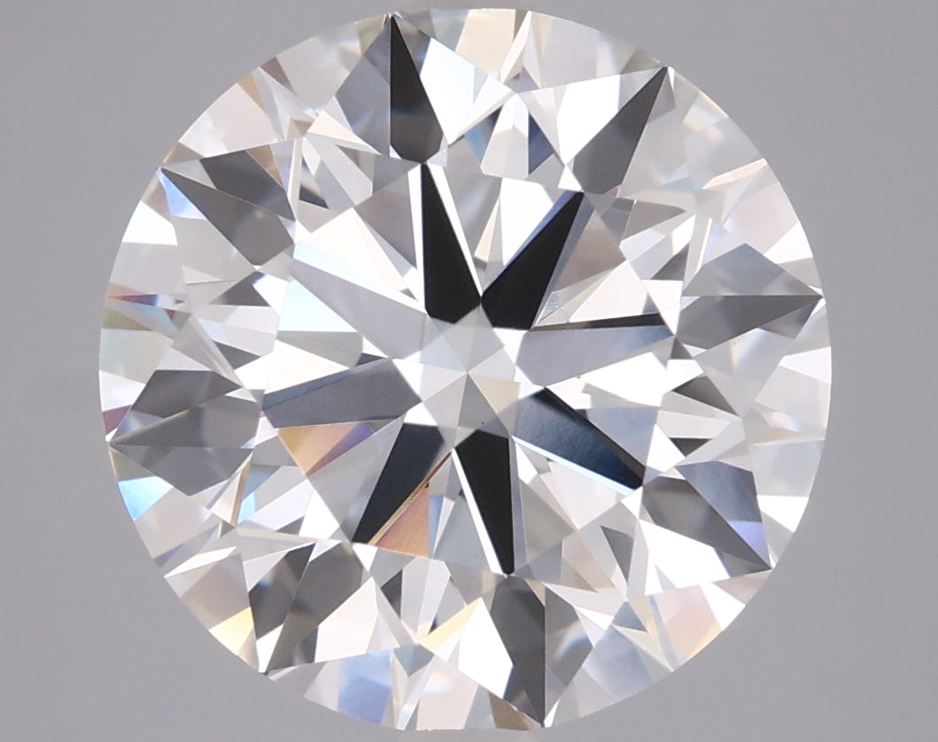 5.01 Carat Round Shaped, Ideal Cut, F Color, VVS2 Clarity, IGI Certified Lab Grown Diamond