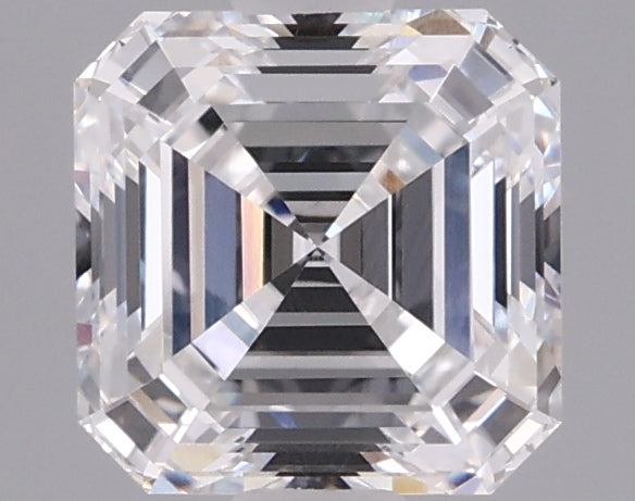 1.04 Carat Asscher Shaped, Ideal Cut, D Color, VVS1 Clarity, IGI Certified Lab Grown Diamond