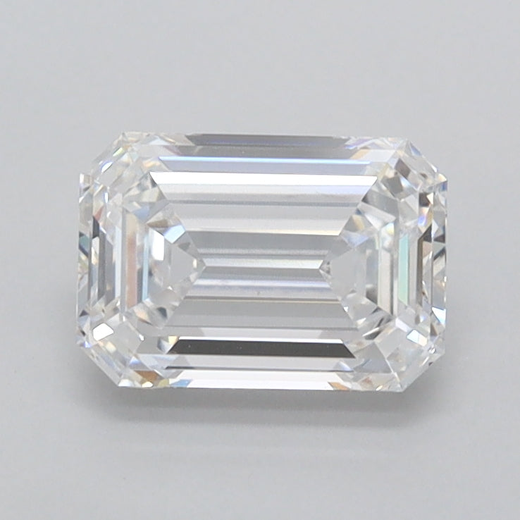 1.09 Carat Emerald Shaped, Ideal Cut, D Color, FL Clarity, IGI Certified Lab Grown Diamond