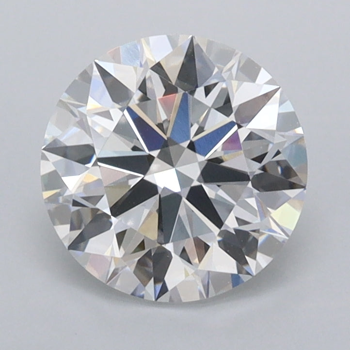 1.58 Carat Round Shaped, Ideal Cut, D Color, VVS2 Clarity, IGI Certified Lab Grown Diamond