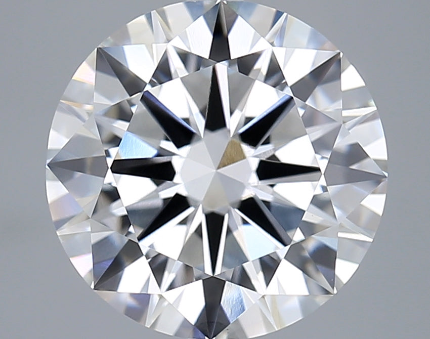 5.02 Carat Round Shaped, Excellent Cut, F Color, VVS2 Clarity, IGI Certified Lab Grown Diamond