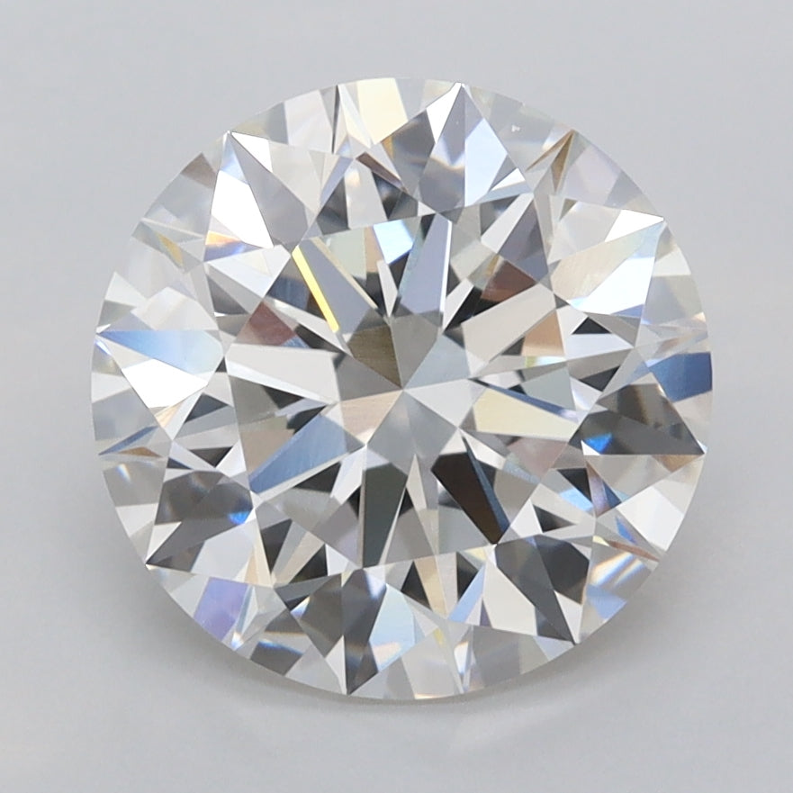 3.03 Carat Round Shaped, Ideal Cut, F Color, VVS1 Clarity, IGI Certified Lab Grown Diamond