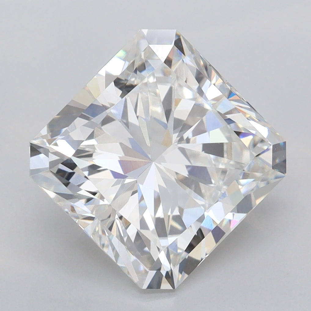 4.04 Carat Radiant Shaped, Ideal Cut, E Color, VVS1 Clarity, IGI Certified Lab Grown Diamond