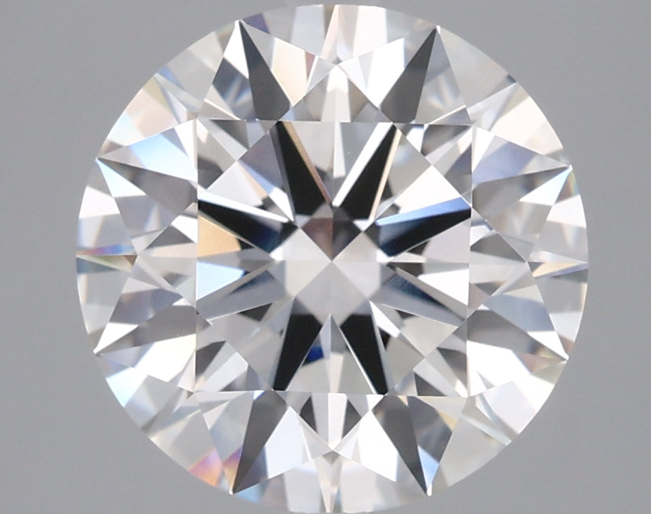 3.55 Carat Round Shaped, Ideal Cut, F Color, VVS2 Clarity, IGI Certified Lab Grown Diamond