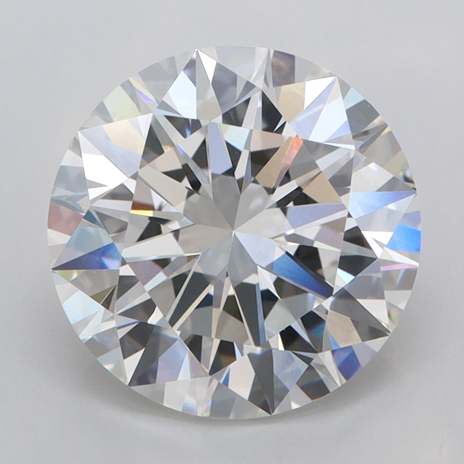 4.01 Carat Round Shaped, Excellent Cut, F Color, VVS1 Clarity, IGI Certified Lab Grown Diamond