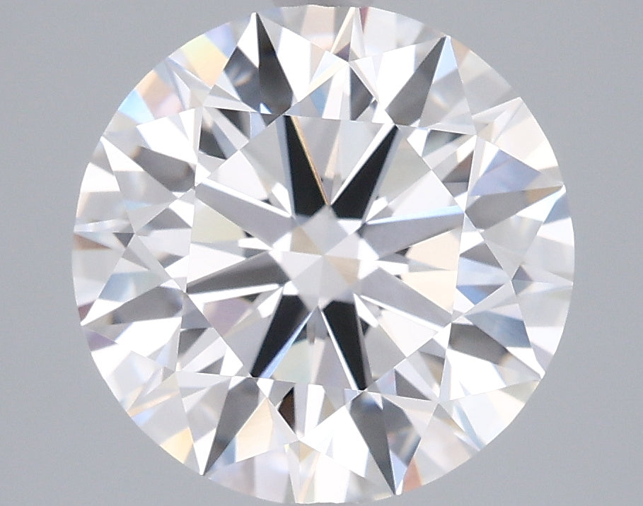 3.04 Carat Round Shaped, Ideal Cut, D Color, VVS2 Clarity, IGI Certified Lab Grown Diamond