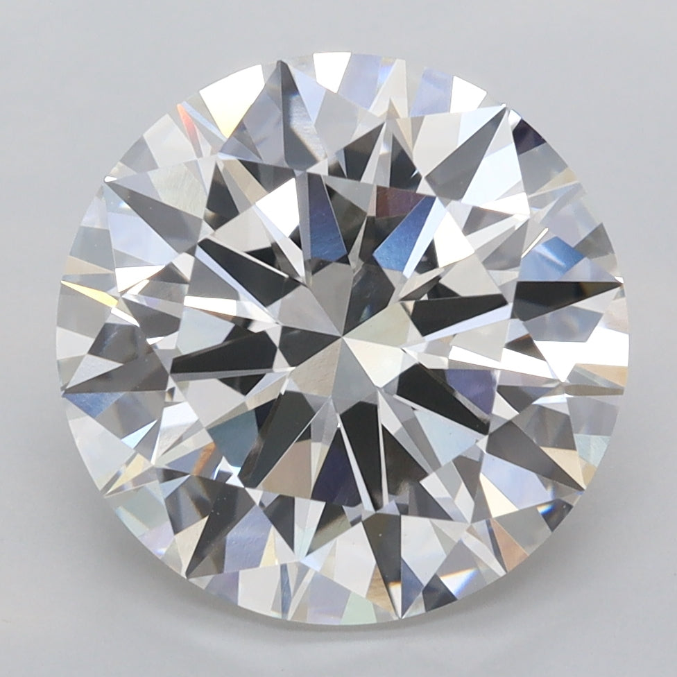5.02 Carat Round Shaped, Excellent Cut, F Color, VVS2 Clarity, IGI Certified Lab Grown Diamond
