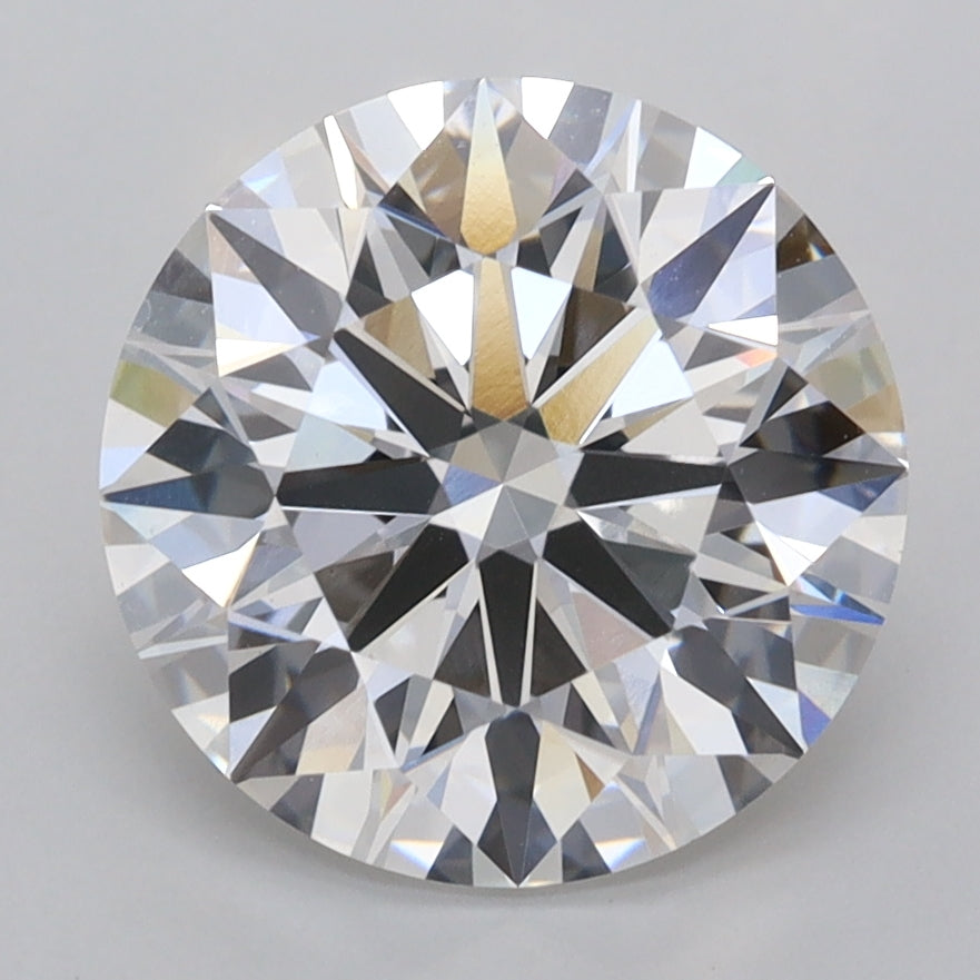 3.51 Carat Round Shaped, Ideal Cut, F Color, VVS2 Clarity, IGI Certified Lab Grown Diamond