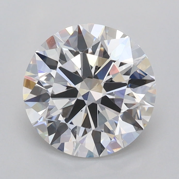 1.53 Carat Round Shaped, Ideal Cut, D Color, VVS1 Clarity, IGI Certified Lab Grown Diamond