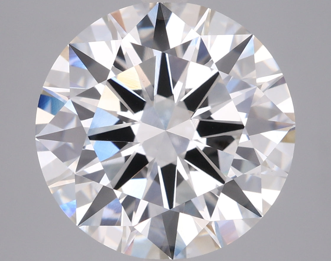 6.02 Carat Round Shaped, Excellent Cut, G Color, VS1 Clarity, IGI Certified Lab Grown Diamond