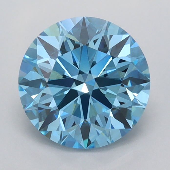 1.51 Carat Round Shaped, Excellent Cut, VVS2 Clarity, IGI Certified Lab Grown Diamond