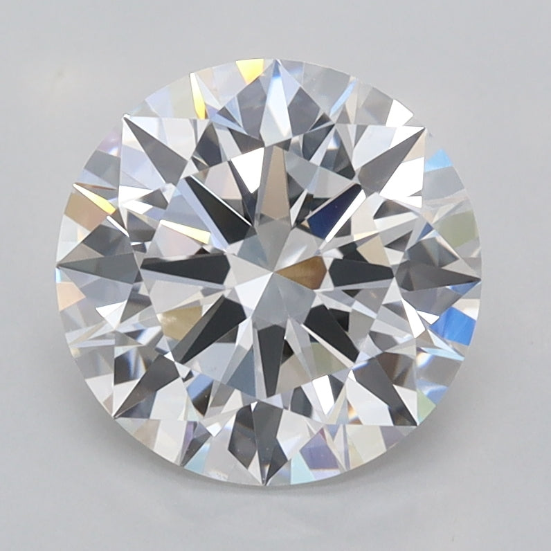 2.09 Carat Round Shaped, Ideal Cut, D Color, VVS2 Clarity, IGI Certified Lab Grown Diamond