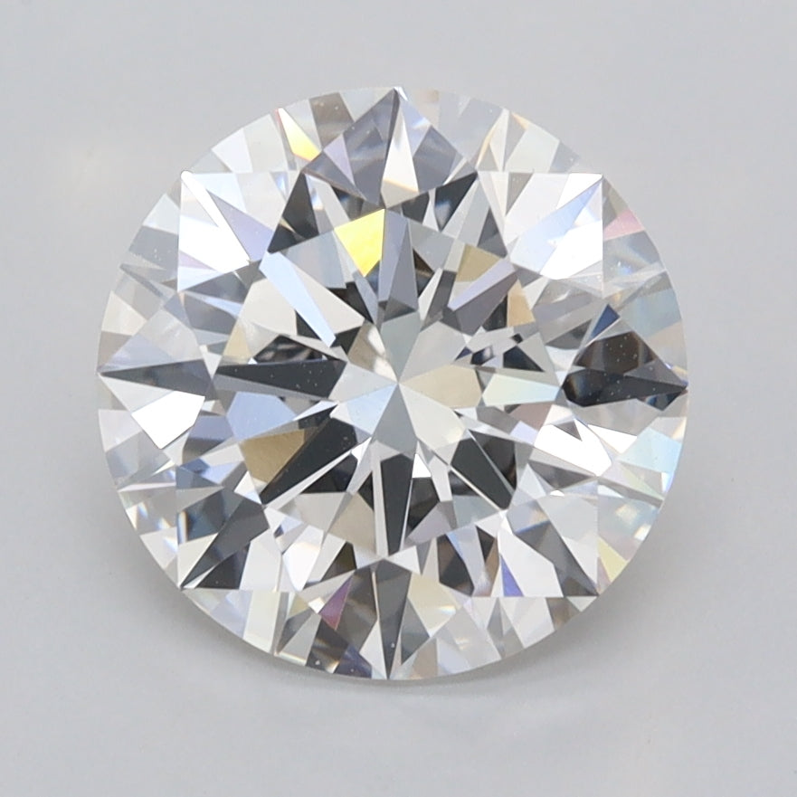 2.52 Carat Round Shaped, Ideal Cut, F Color, VVS1 Clarity, IGI Certified Lab Grown Diamond