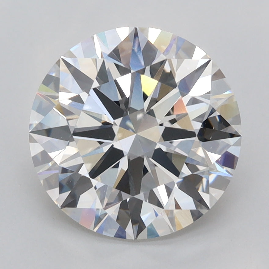 3.06 Carat Round Shaped, Ideal Cut, F Color, VVS2 Clarity, IGI Certified Lab Grown Diamond