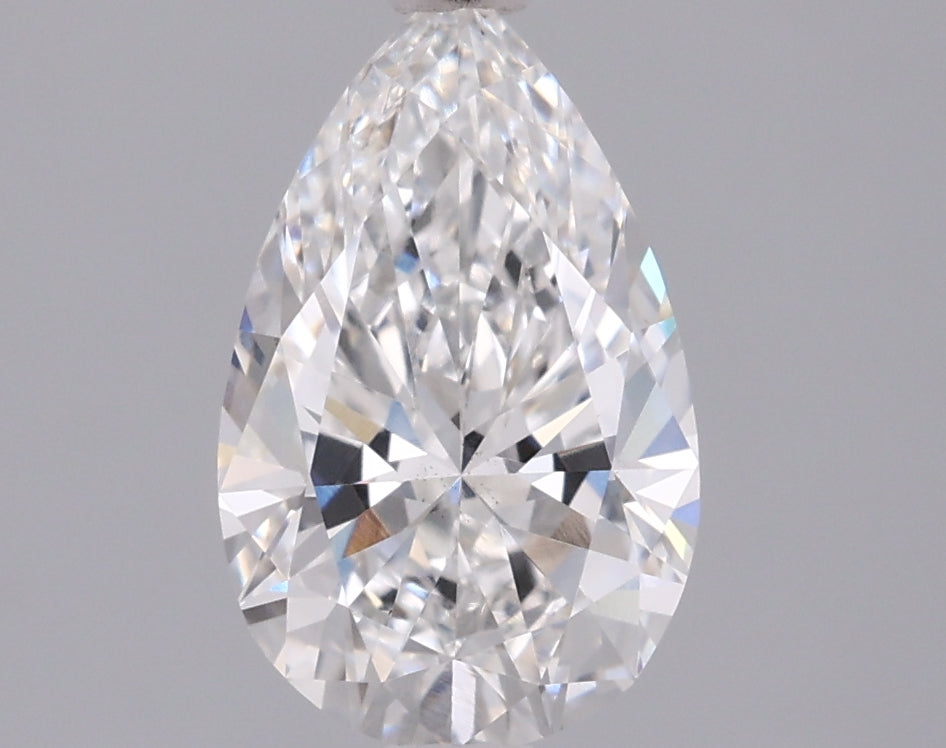 1.50 Carat Pear Shaped, Ideal Cut, D Color, VS2 Clarity, IGI Certified Lab Grown Diamond