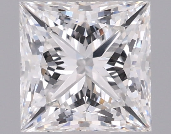 1.06 Carat Princess Shaped, Ideal Cut, E Color, VVS1 Clarity, IGI Certified Lab Grown Diamond