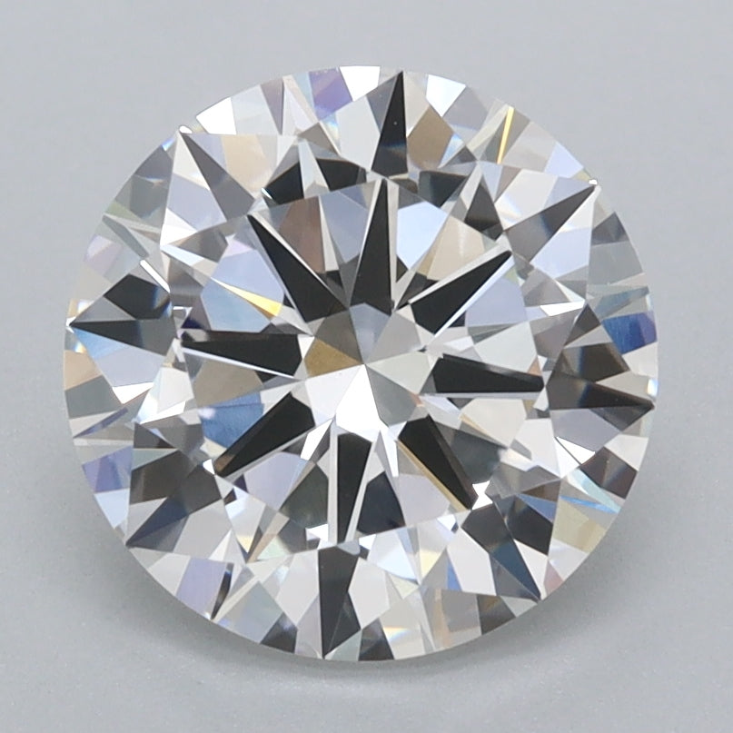 2.51 Carat Round Shaped, Excellent Cut, E Color, VVS2 Clarity, IGI Certified Lab Grown Diamond