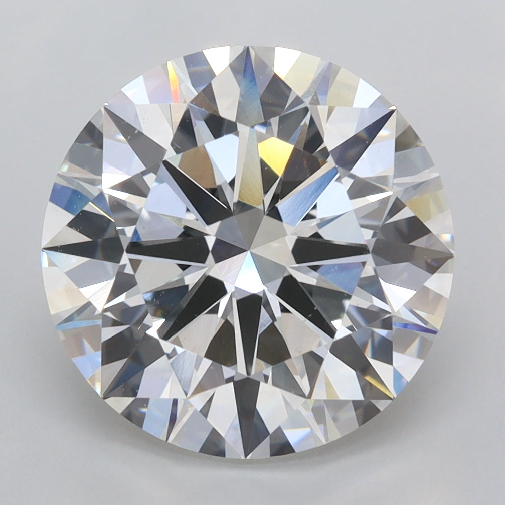5.01 Carat Round Shaped, Ideal Cut, F Color, VVS2 Clarity, IGI Certified Lab Grown Diamond