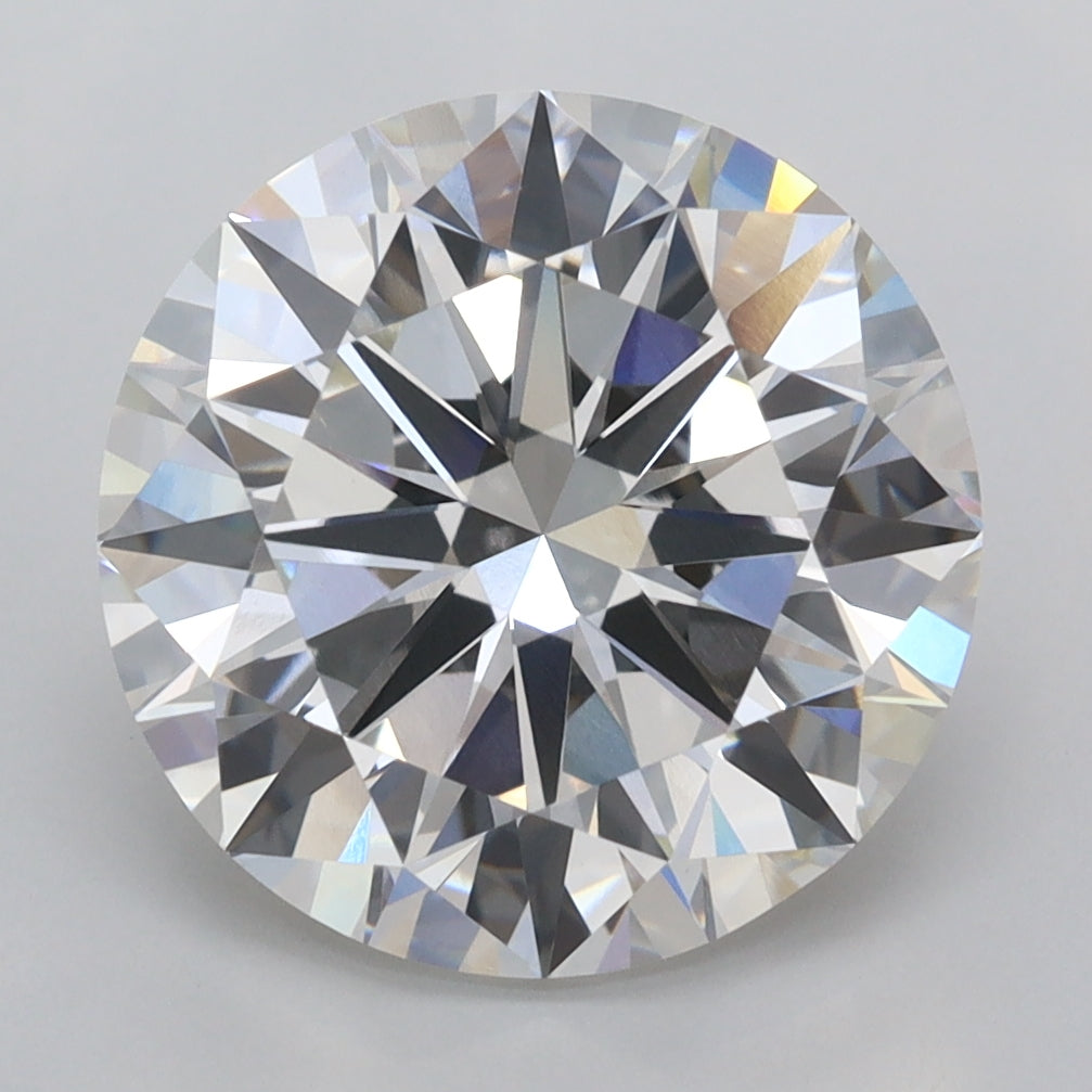 5.00 Carat Round Shaped, Excellent Cut, F Color, VVS2 Clarity, IGI Certified Lab Grown Diamond
