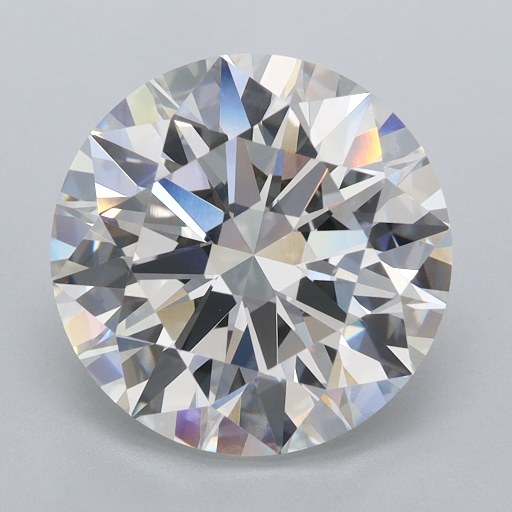 5.04 Carat Round Shaped, Ideal Cut, E Color, VVS2 Clarity, IGI Certified Lab Grown Diamond