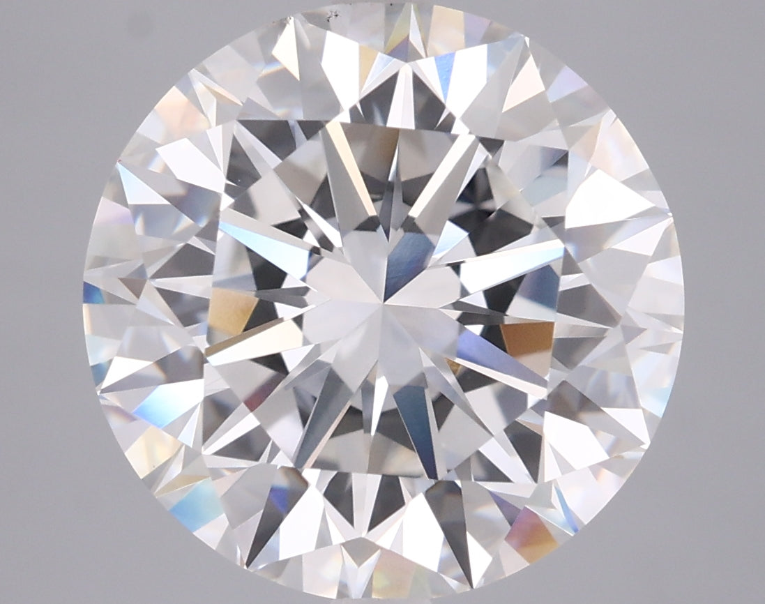 7.02 Carat Round Shaped, Excellent Cut, E Color, VS1 Clarity, IGI Certified Lab Grown Diamond
