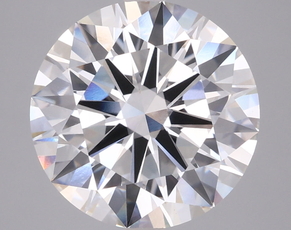 5.06 Carat Round Shaped, Ideal Cut, F Color, VVS2 Clarity, IGI Certified Lab Grown Diamond
