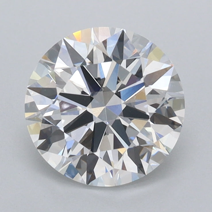1.58 Carat Round Shaped, Ideal Cut, D Color, VVS1 Clarity, IGI Certified Lab Grown Diamond