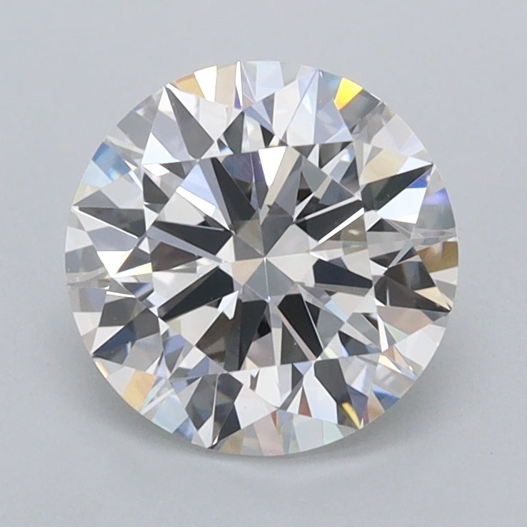 1.53 Carat Round Shaped, Ideal Cut, E Color, VVS2 Clarity, IGI Certified Lab Grown Diamond